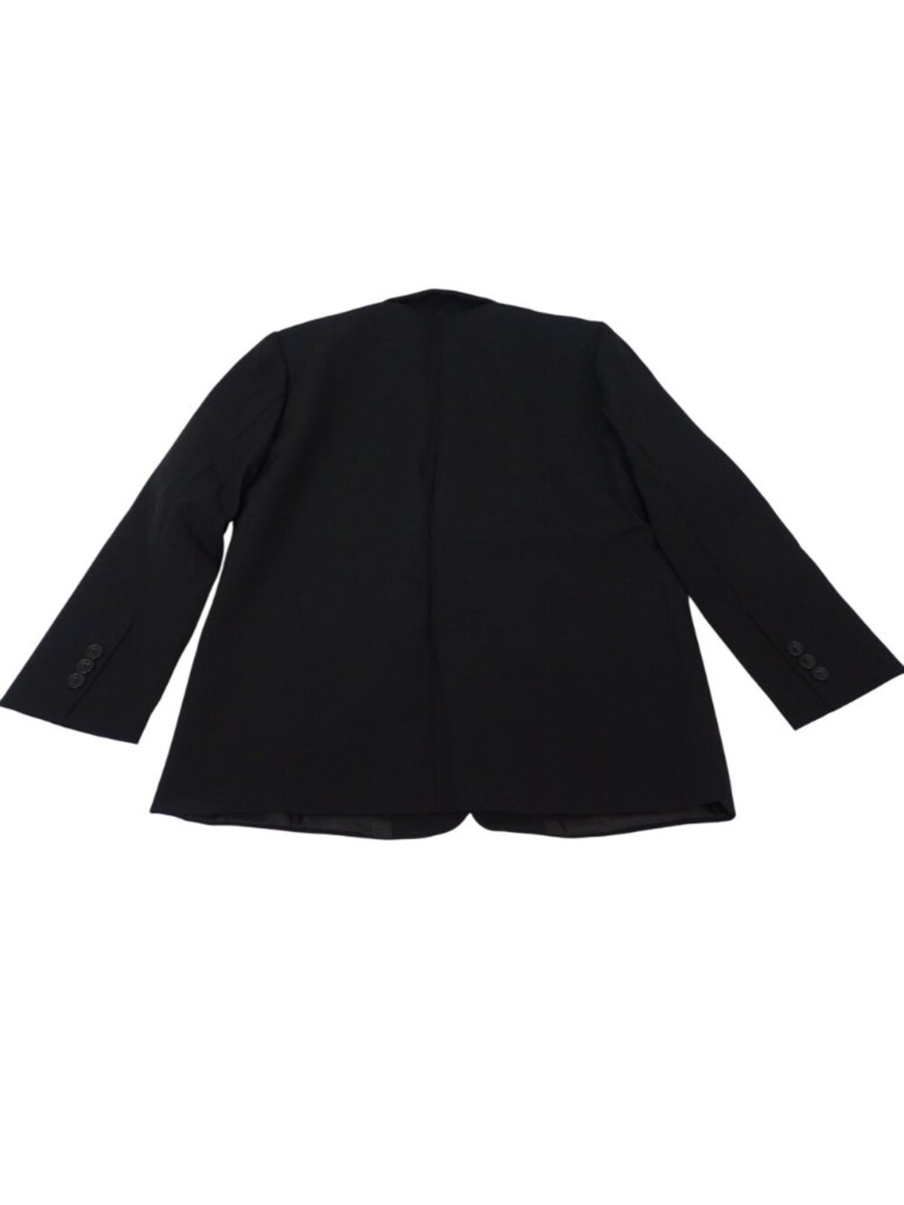 Gino Giovanni Black Blazer Jacket Boys Size 10 Long Sleeve 2-Button Formal Party - Picture 3 of 9
